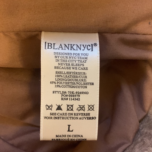 Blank NYC Suede Leather Jacket Size Small - Picture 8 of 9